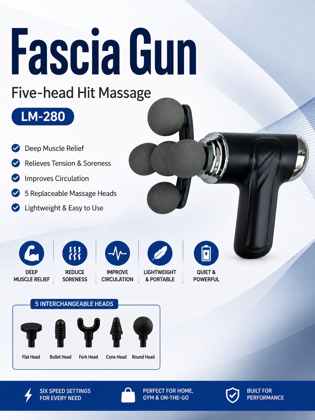 5 Head Fascia Gun LM-280