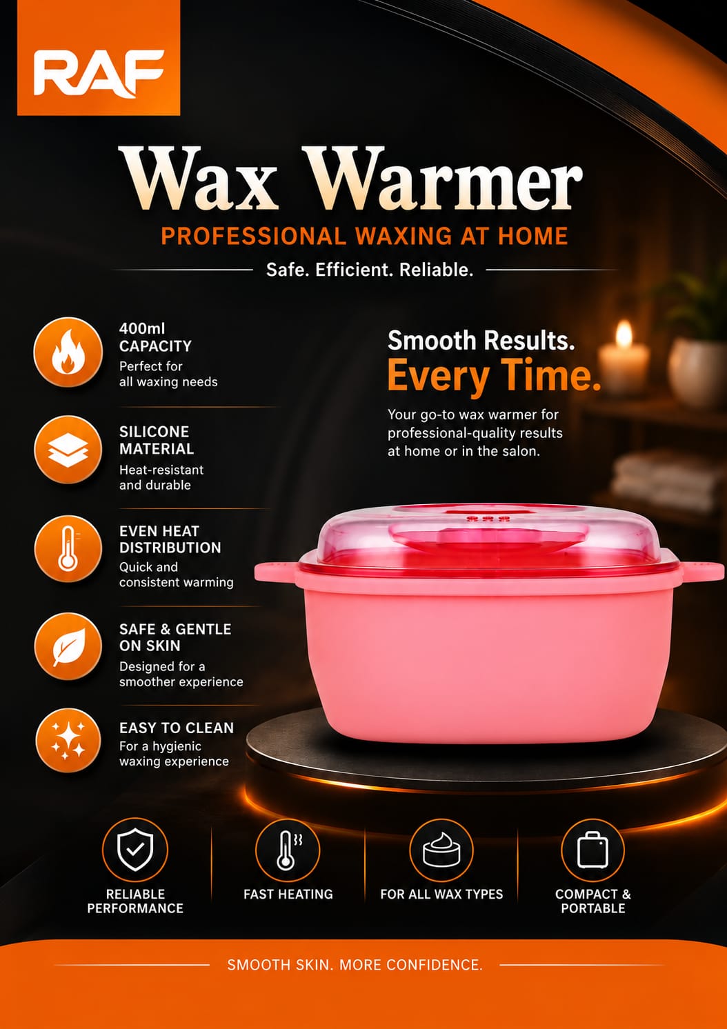 RAF Wax Warmer Pink