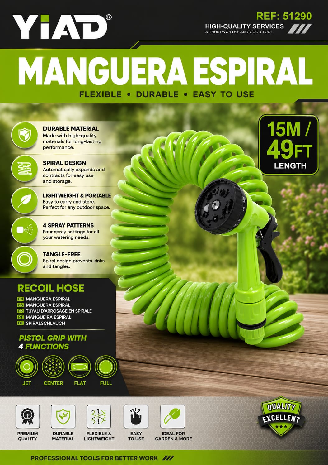 YIAD Recoil Hose